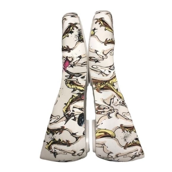 Melissa Ultragirl 3db II unicorn wedges flats 8 - Picture 8 of 10